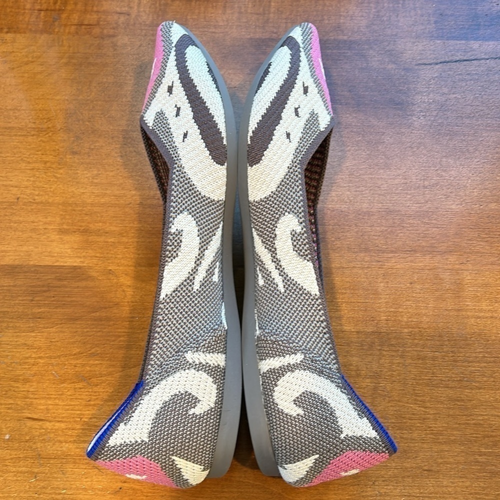 Retired Rothy’s The Point Flat Pink Moroccan women’s size 8 new without box - Picture 4 of 10